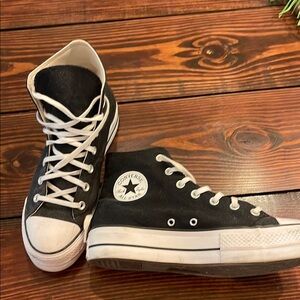 Converse Black High-Top Sneakers size 9.5 women’s
